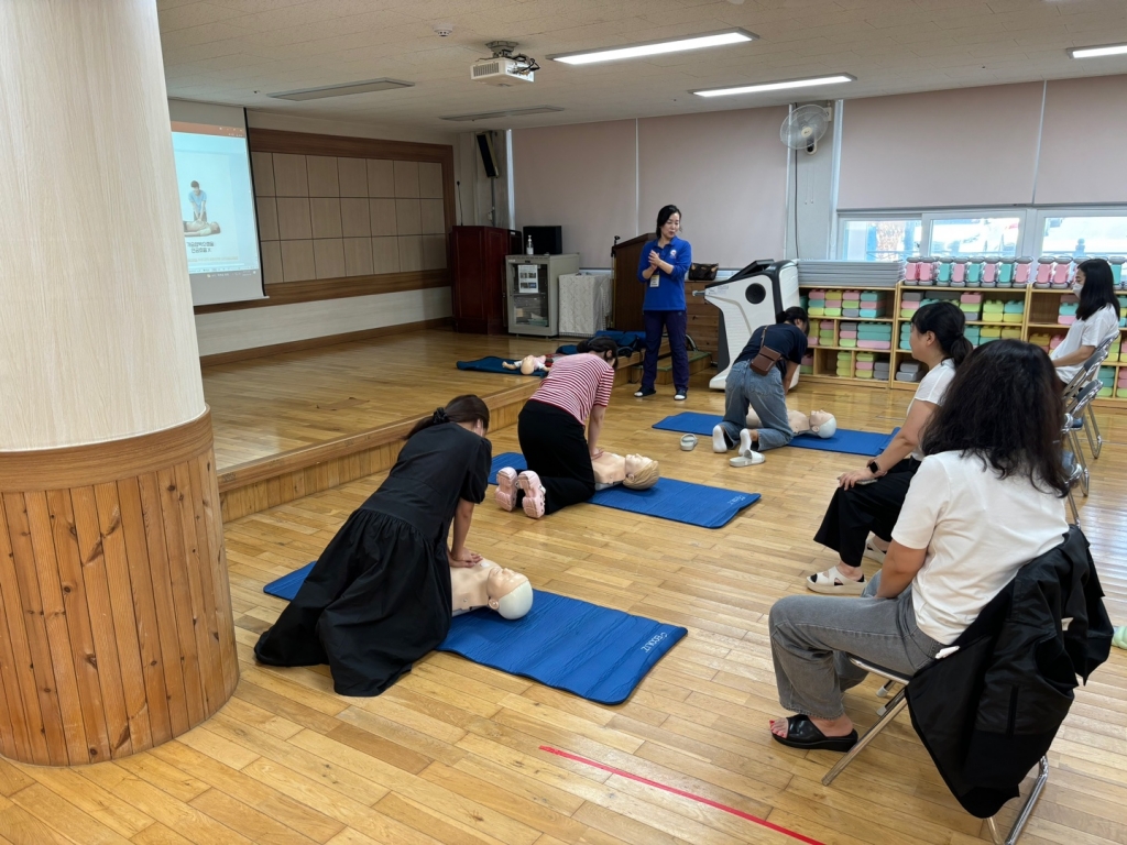 창*토*유치원 교직원 대상 심폐소생술 등 구조 및 응급처치 안전교육