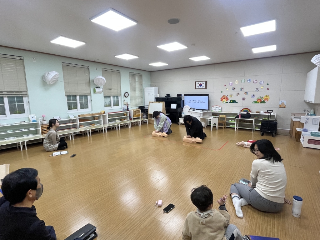상*파*마유치원 교직원 대상 심폐소생술 등 구조 및 응급처치 안전교육